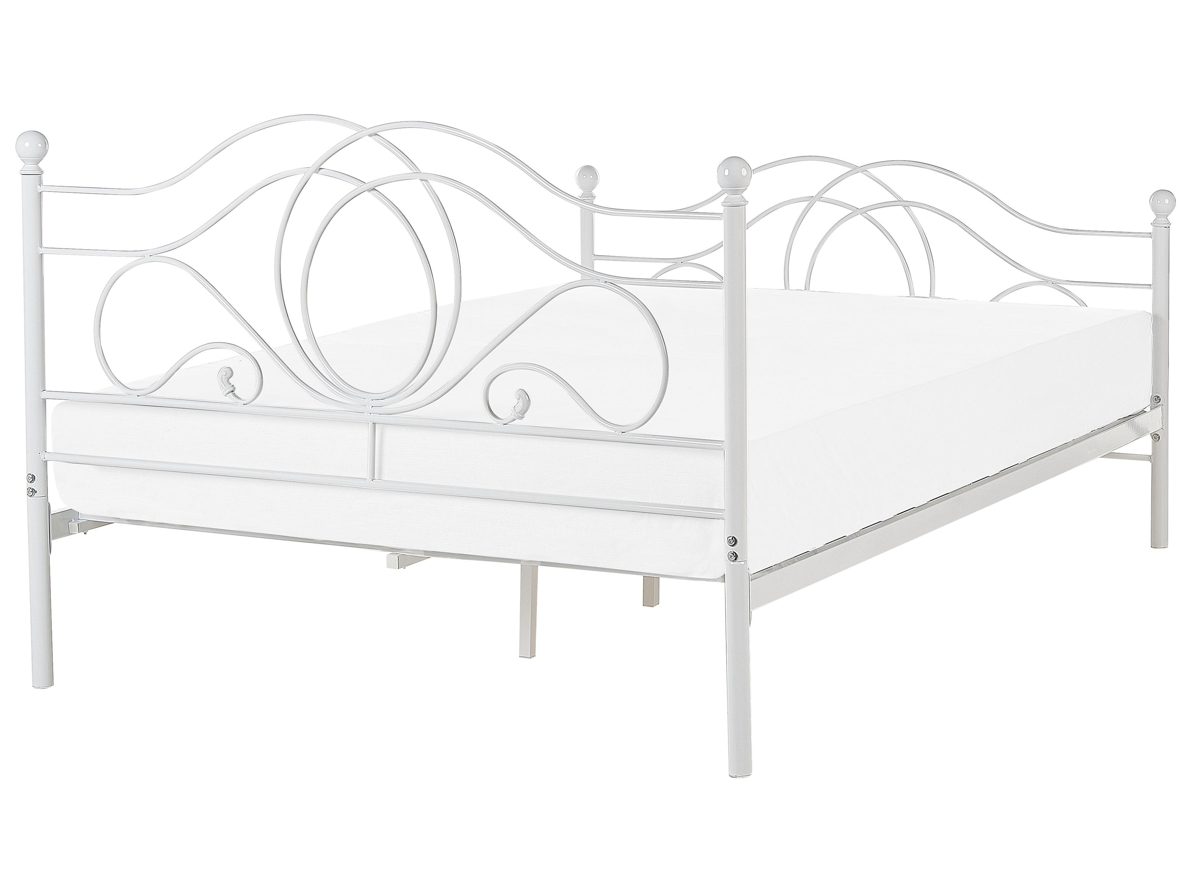 Bed Metaal LYRA 160 x 200 cm Wit