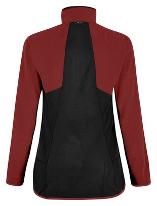 Polaire Femme Salewa Paganella Polarlite Rouge/Noir