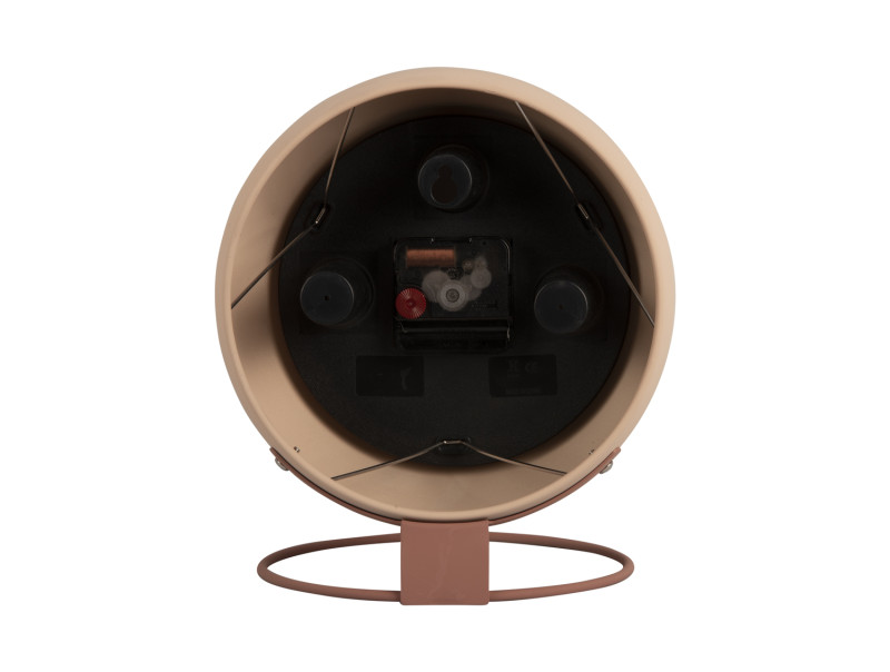 Table Clock Nirvana Globe KA5858GY Dark warm grey