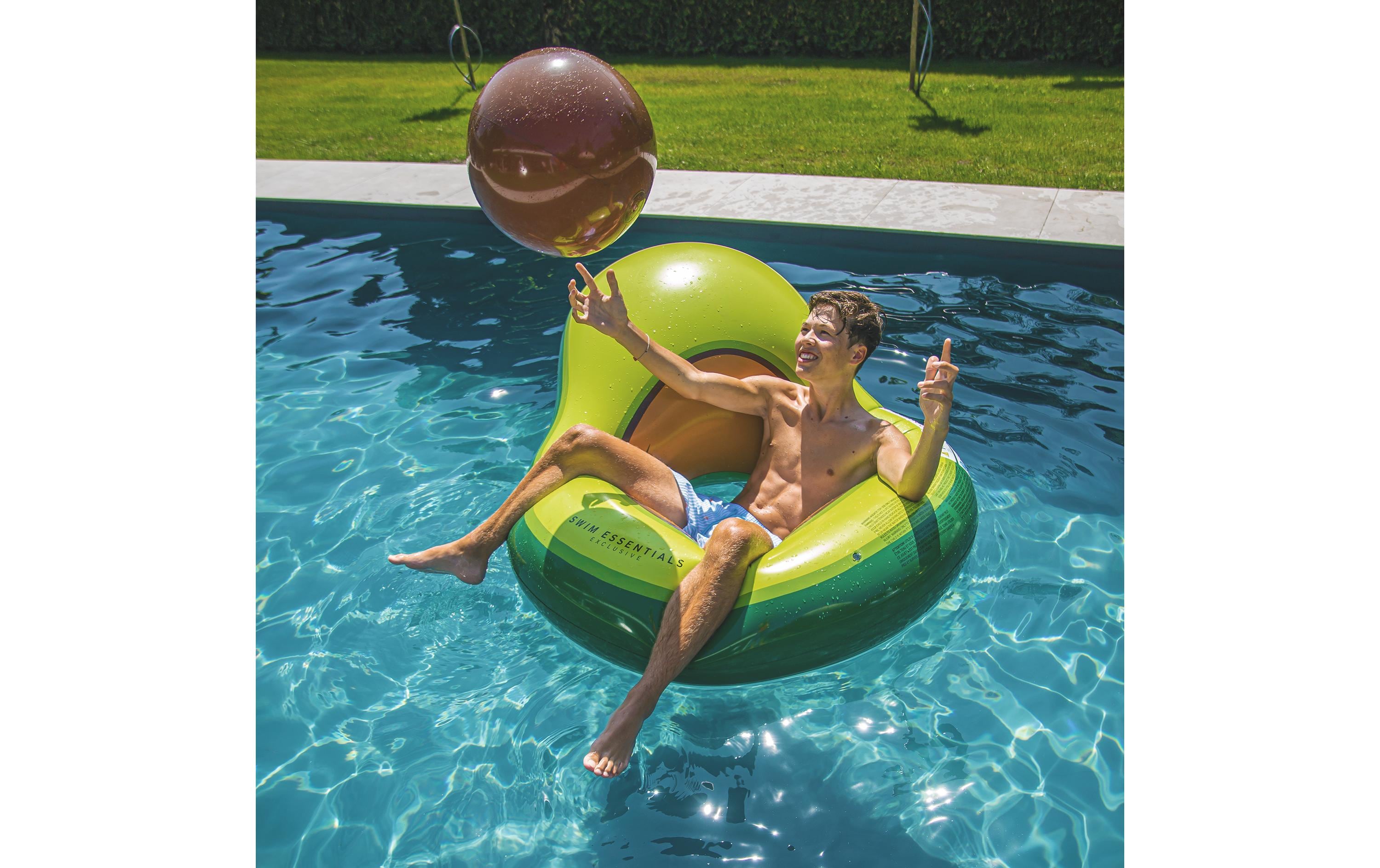 Luftmatratze AvocadoAufblasbare Luftmatratze mit Strandball