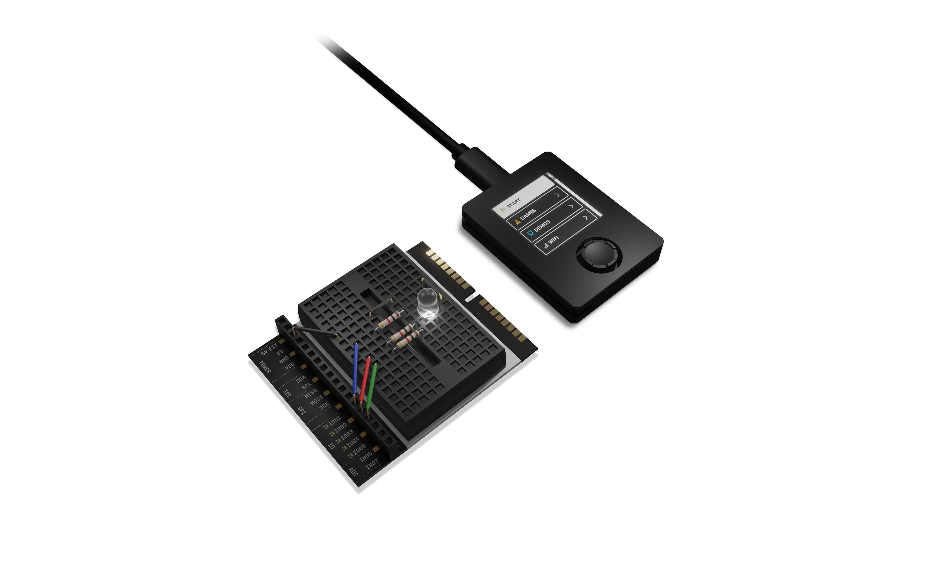 Entwicklerboard Oxocard Connect Innovator KitUmfangreiches Entwicklerboard-Komplettset