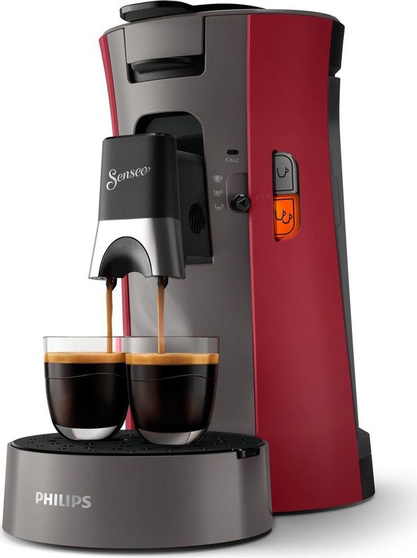 Philips - Senseo Select - Koffiezetapparaat - Rood - Crema Plus