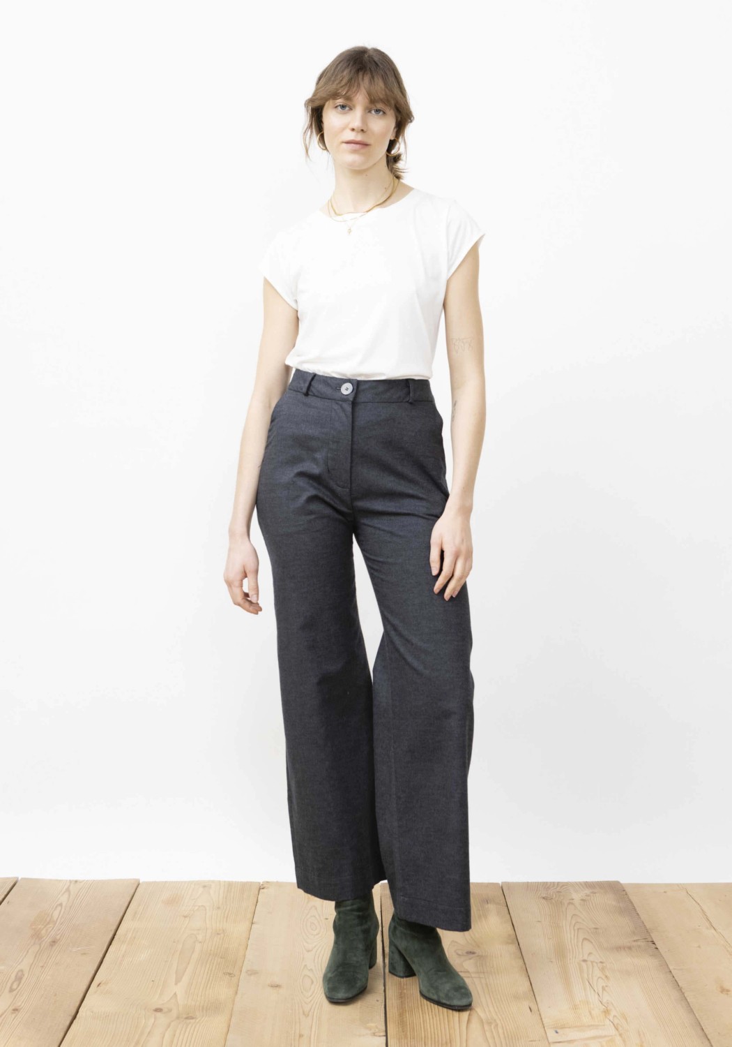 Jungle Folk T-Shirt Isla Top White