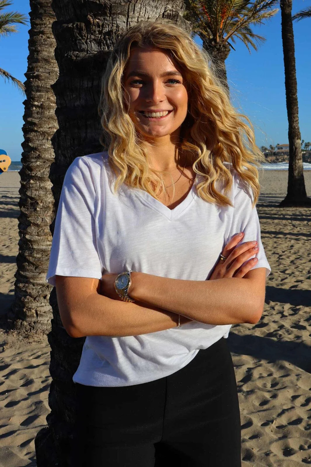 Liberte Ulla-Ss-Vneck-Tshirt 21675