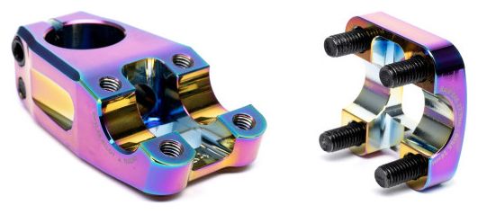 Potence BMX Top Load Radio Bikes Neon Pro OS 31.8mm Violet OilSlick