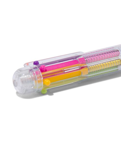 stylo 6 couleurs pastel