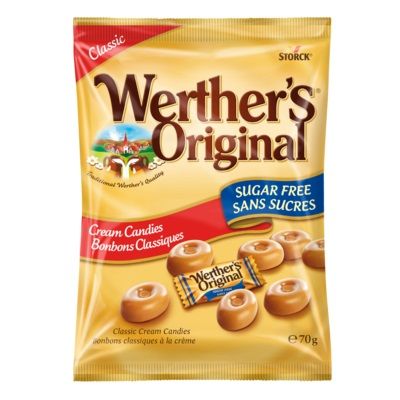 Werther’s Original Sugar Free Cream Candies Bonbons Classiques