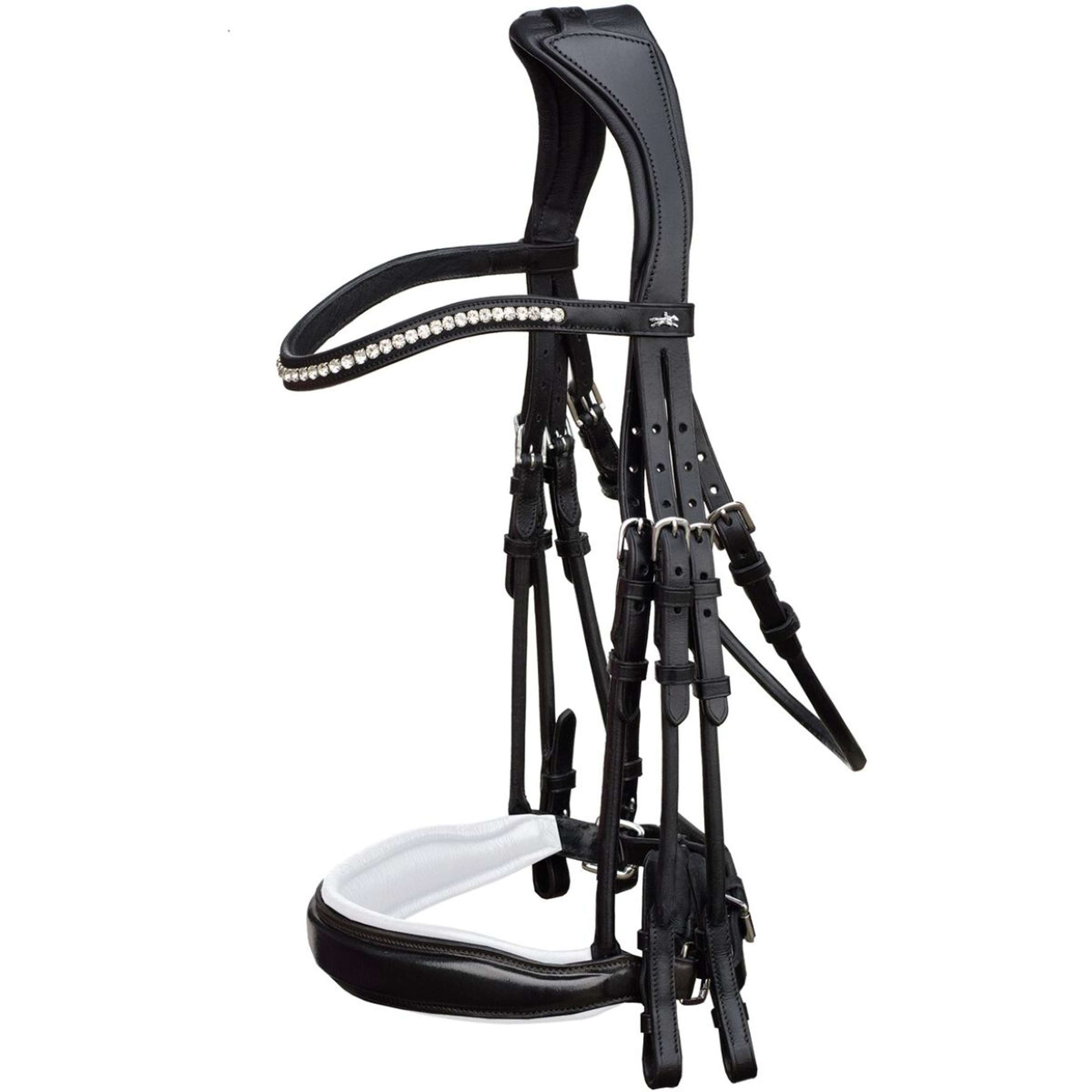 Schockemöhle Stang en Trens Hoofdstel Classic Line Venice Zwart/Patent