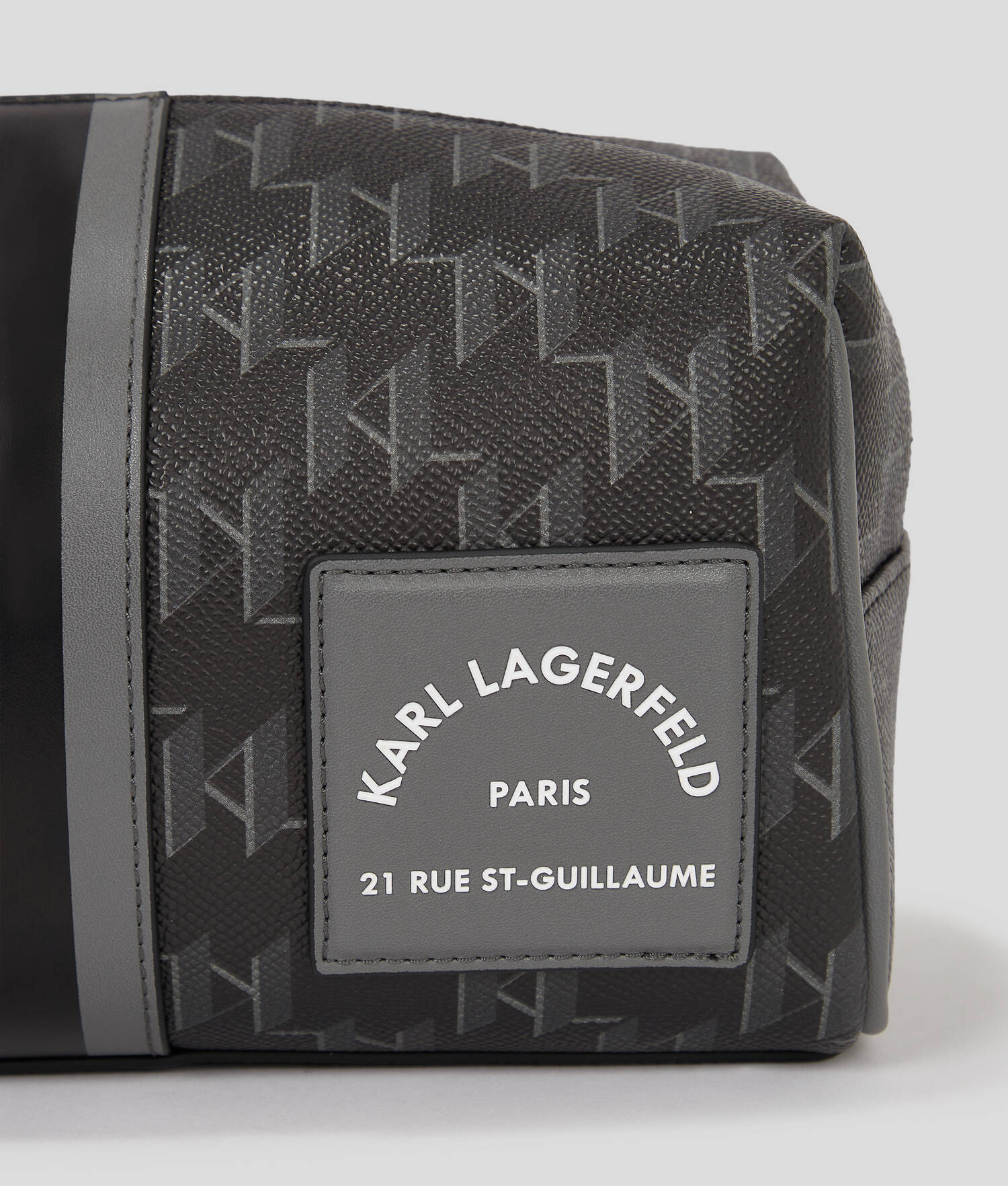 TROUSSE DE TOILETTE K/KANVAS - Noir/Gris