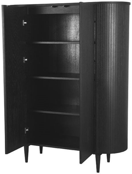 Hoge kast Zwart ME-70.012 Oliva B125 x D47 x H158 cm
