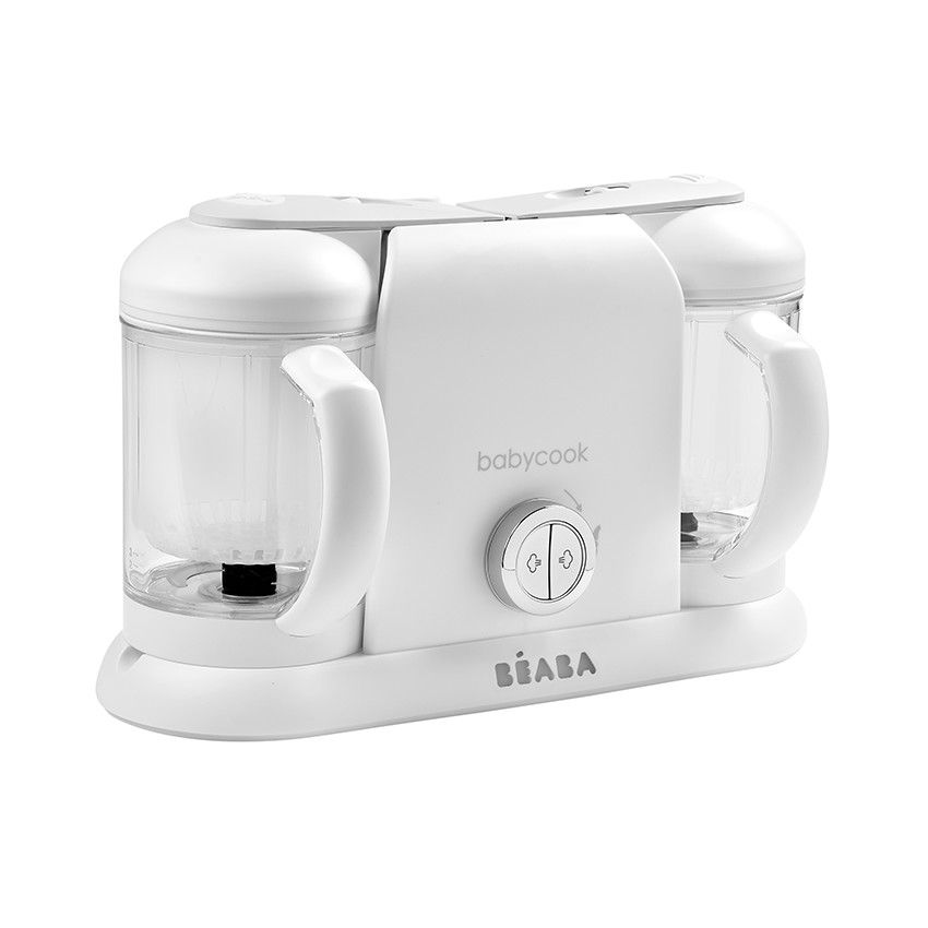 Robot Duo Babycook - White / Silver - Ecru