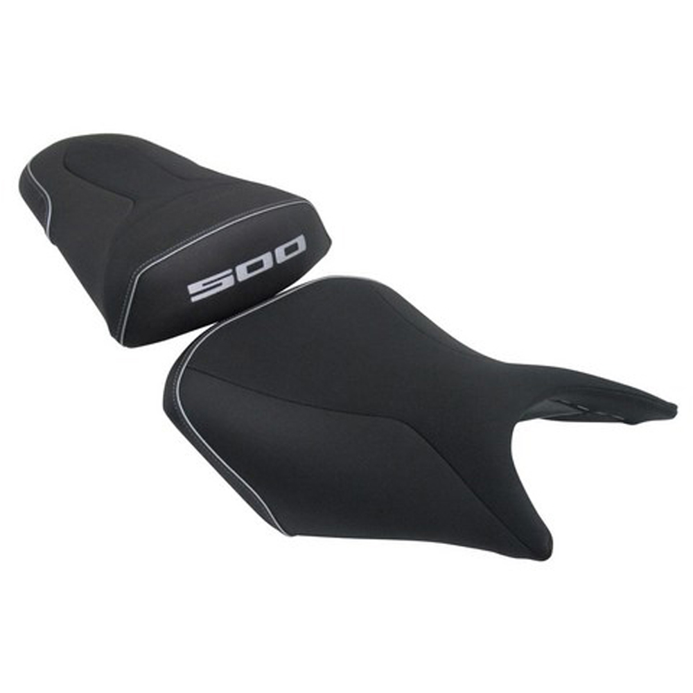Bagster - Selle Ready Luxe Honda CB500 F/R (2013-2015) Noir / Argent