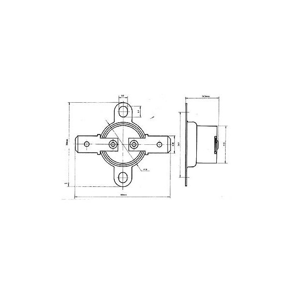 Velleman Termostato Bimetalico Contacto Nc 140 TERMOCPB140