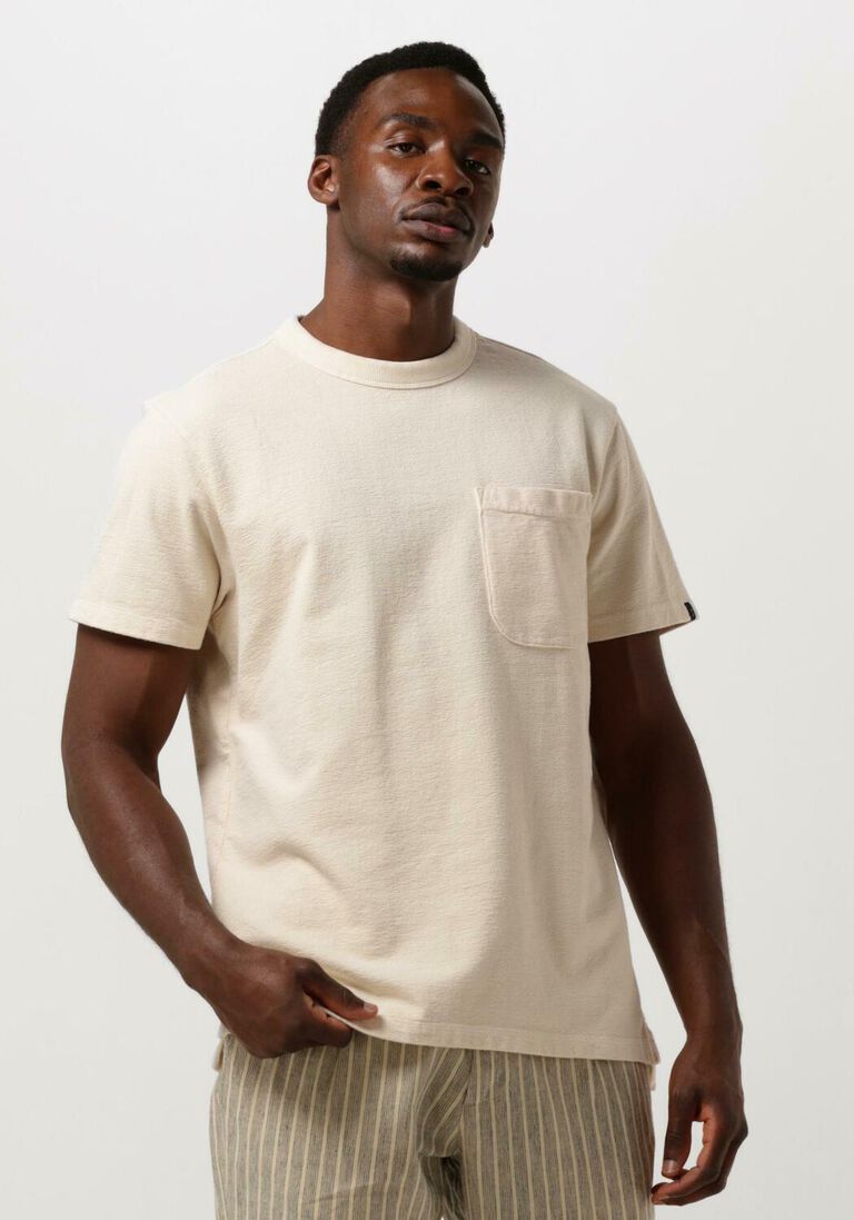 BUTCHER OF BLUE beige butcher of blue t-shirt adrien pkt tee