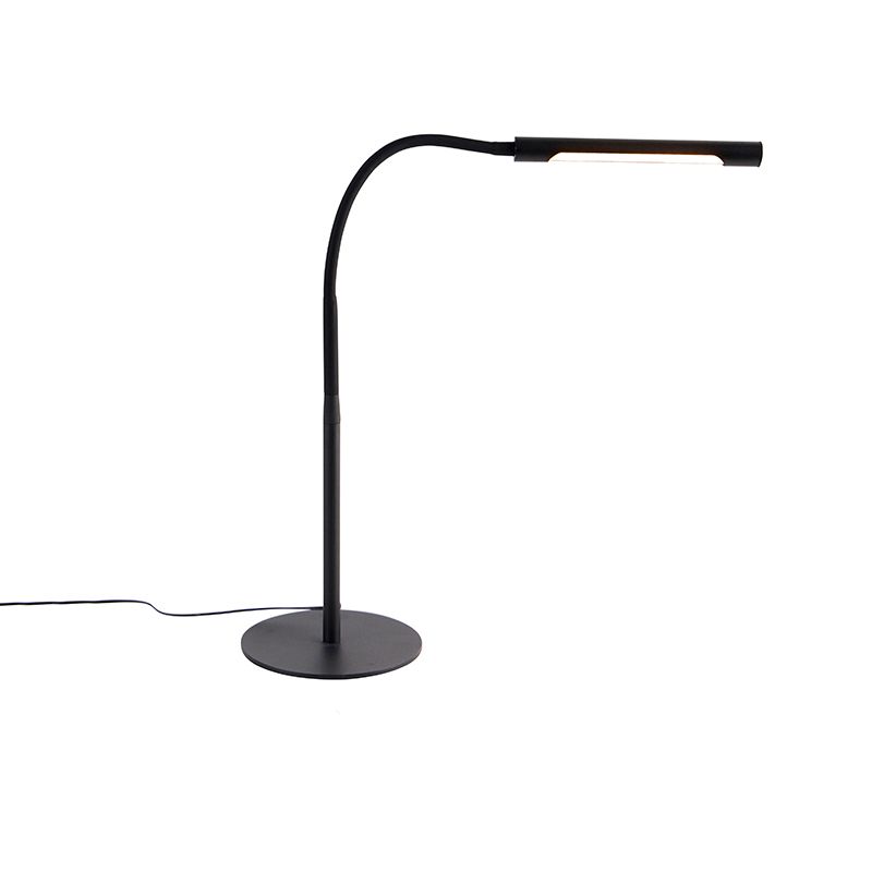 Design tafellamp zwart incl. LED met touch dimmer - Palka