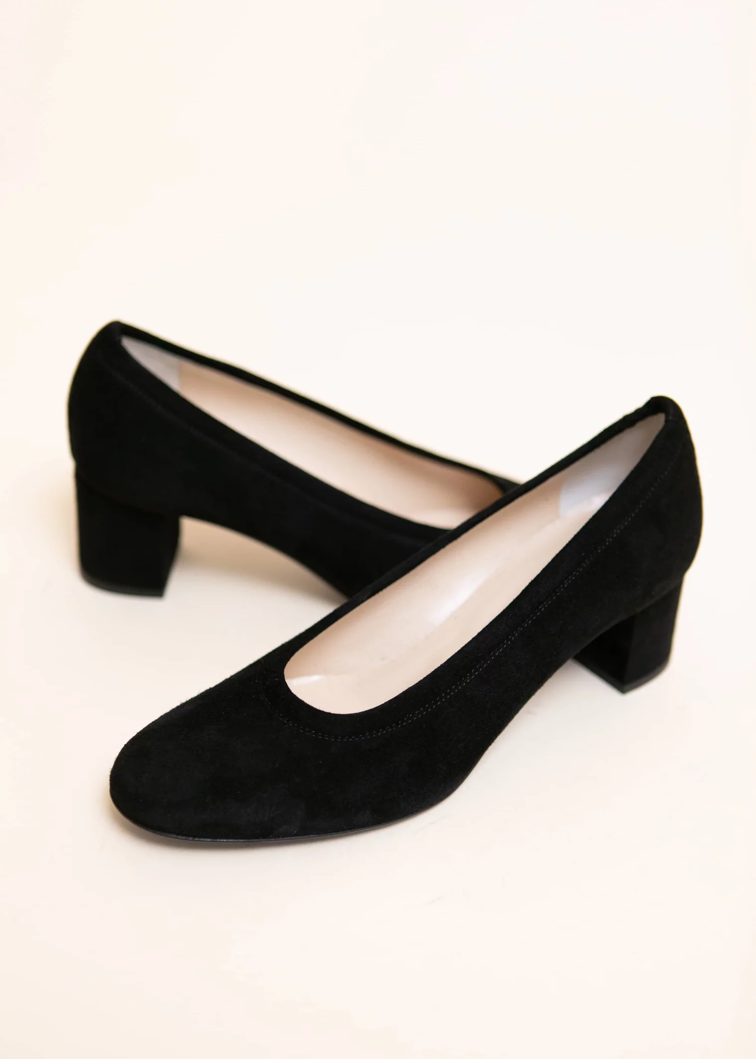 BALLERINE HOVE VELOURS NOIR