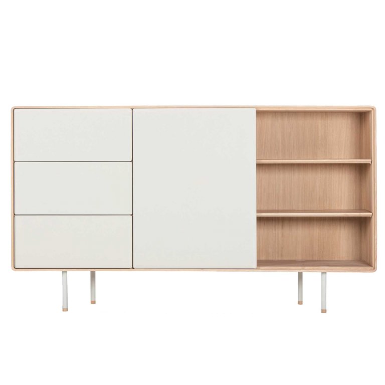 Gazzda Fina dressoir 176 Mushroom 4176 whitewash