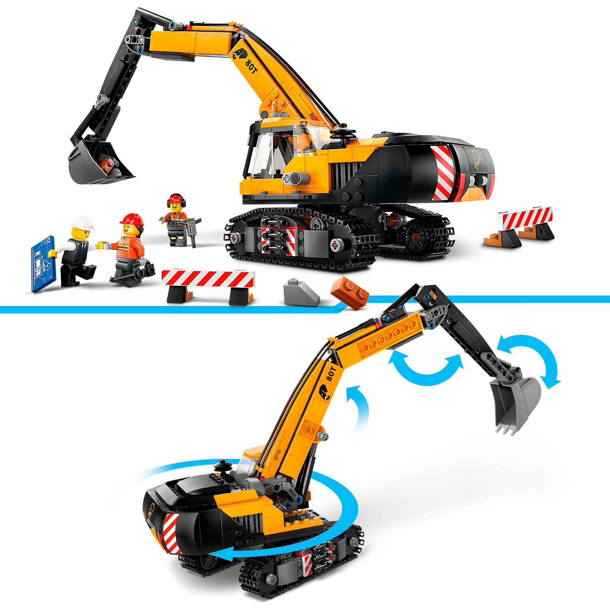 LEGO Konstruktionsspielzeug City Raupenbagger
