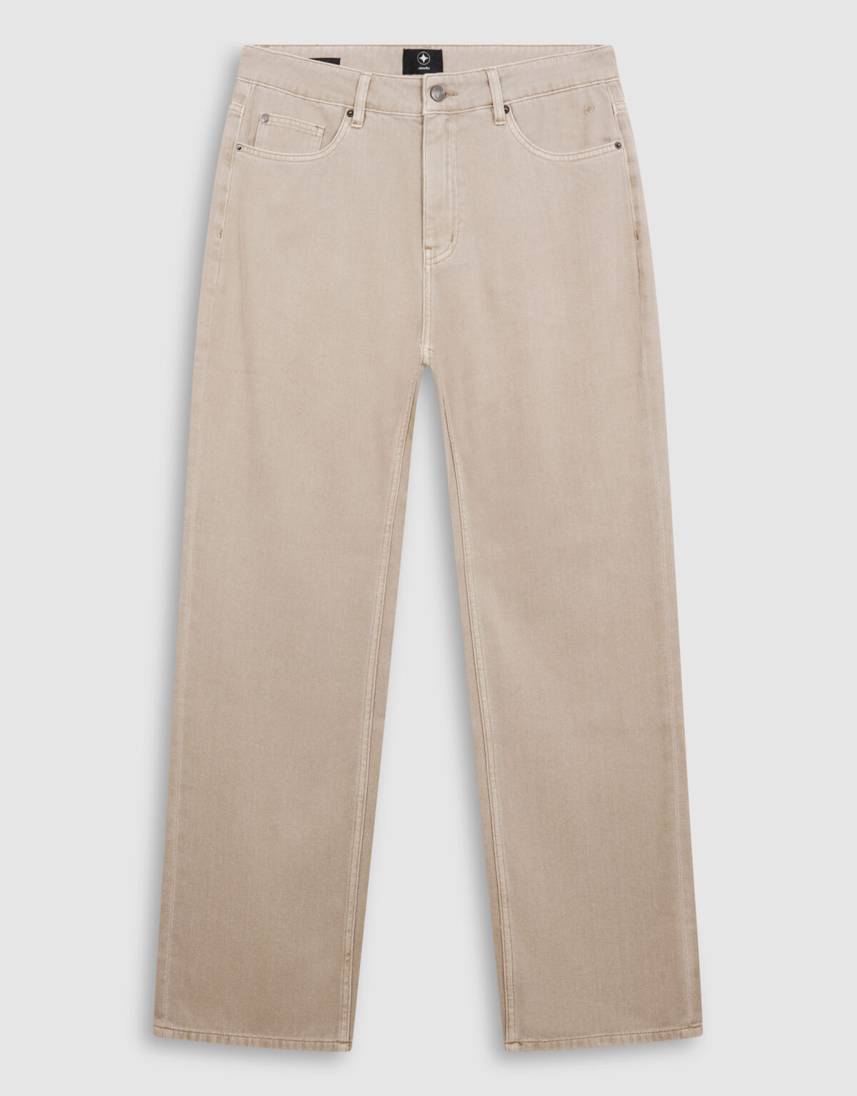 Relaxed Fit Broek Lichtbruin