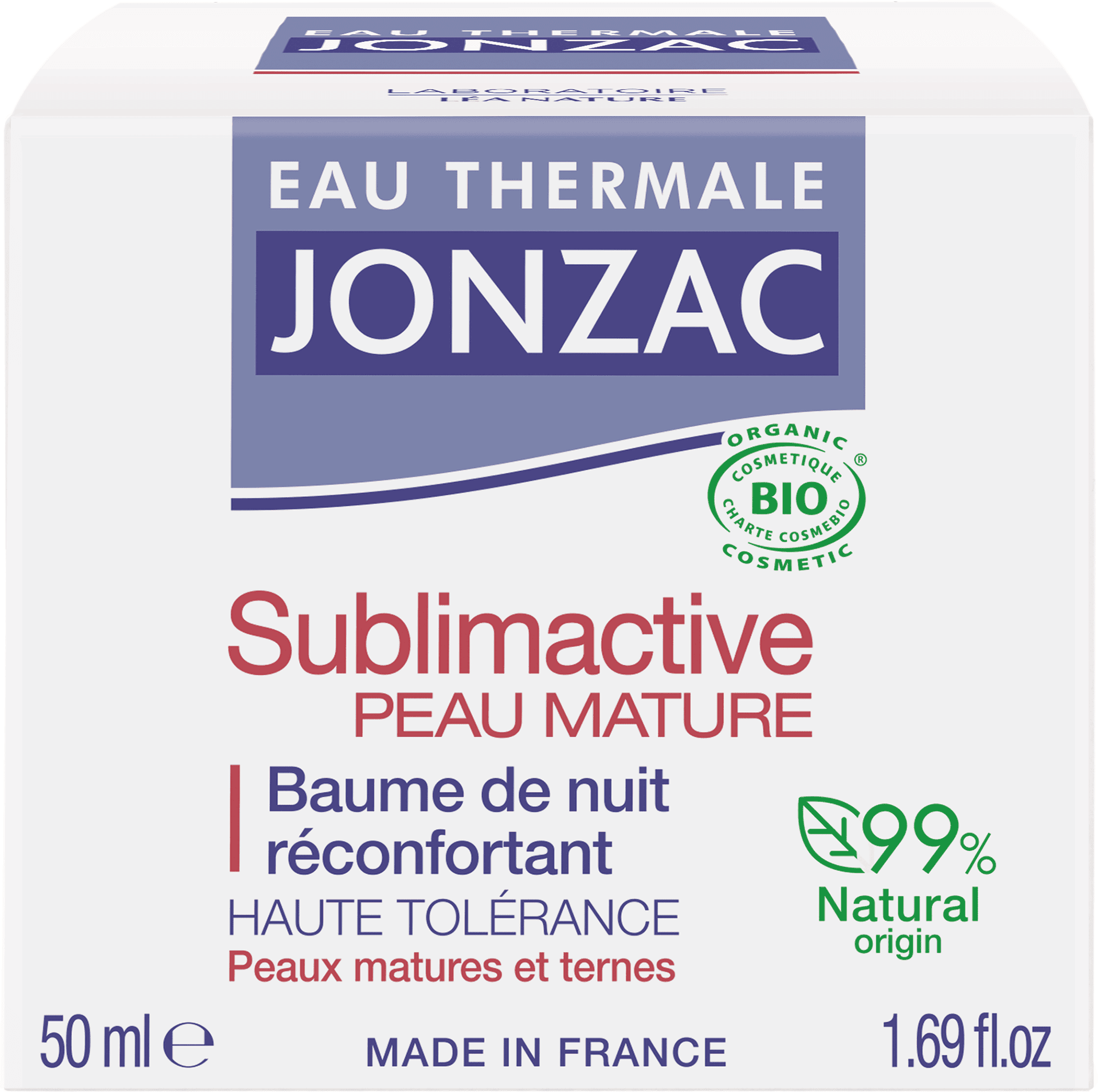 Eau Thermale JONZAC  Sublimactive Comforting Night Balm, 50 ml