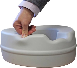 HERDEGEN Toilettensitzerhöhung 11 cm soft bis zu 185 kg