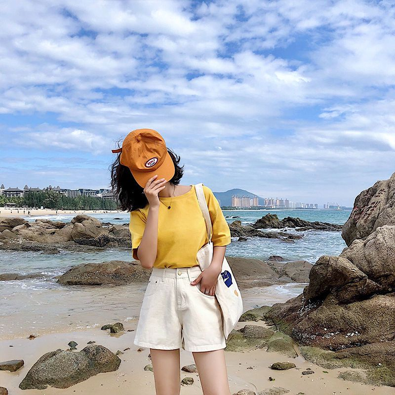 Happo - Oprolbare denim shorts