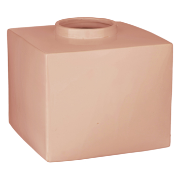 Vaas roze - h25,5xd31cm