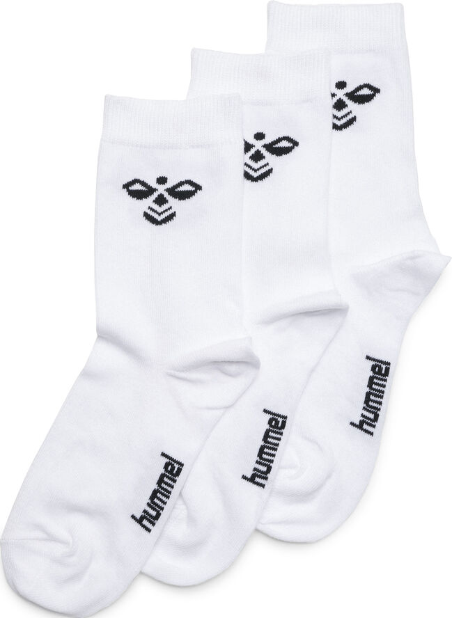 Hummel SUTTON 3-PACK SOCK Hvid