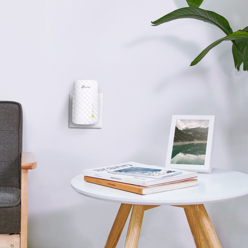TP-Link RE200 prolongateur réseau Répéteur réseau Blanc 10, 100 Mbit/s