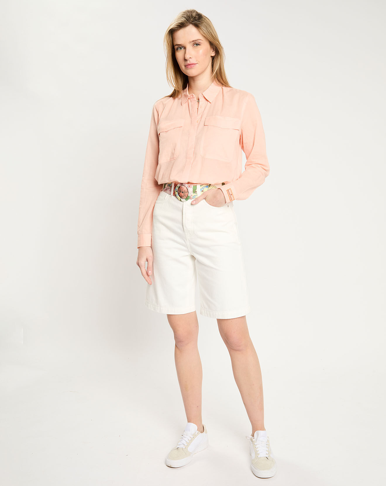Scotch & Soda Short mi-long Paradise blanc