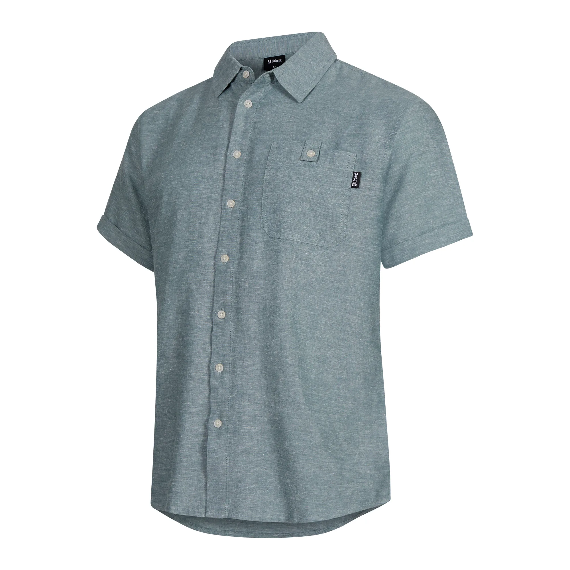 Urberg Men's Hemp SS Shirt Silver Pine