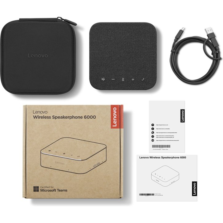 Lenovo 4Y71Q47766 haut-parleur PC Bluetooth Noir