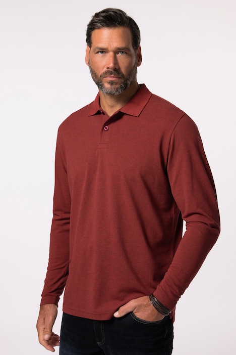JP 1880 Poloshirt, Basic, Langarm, Piqué, bis 8 XL