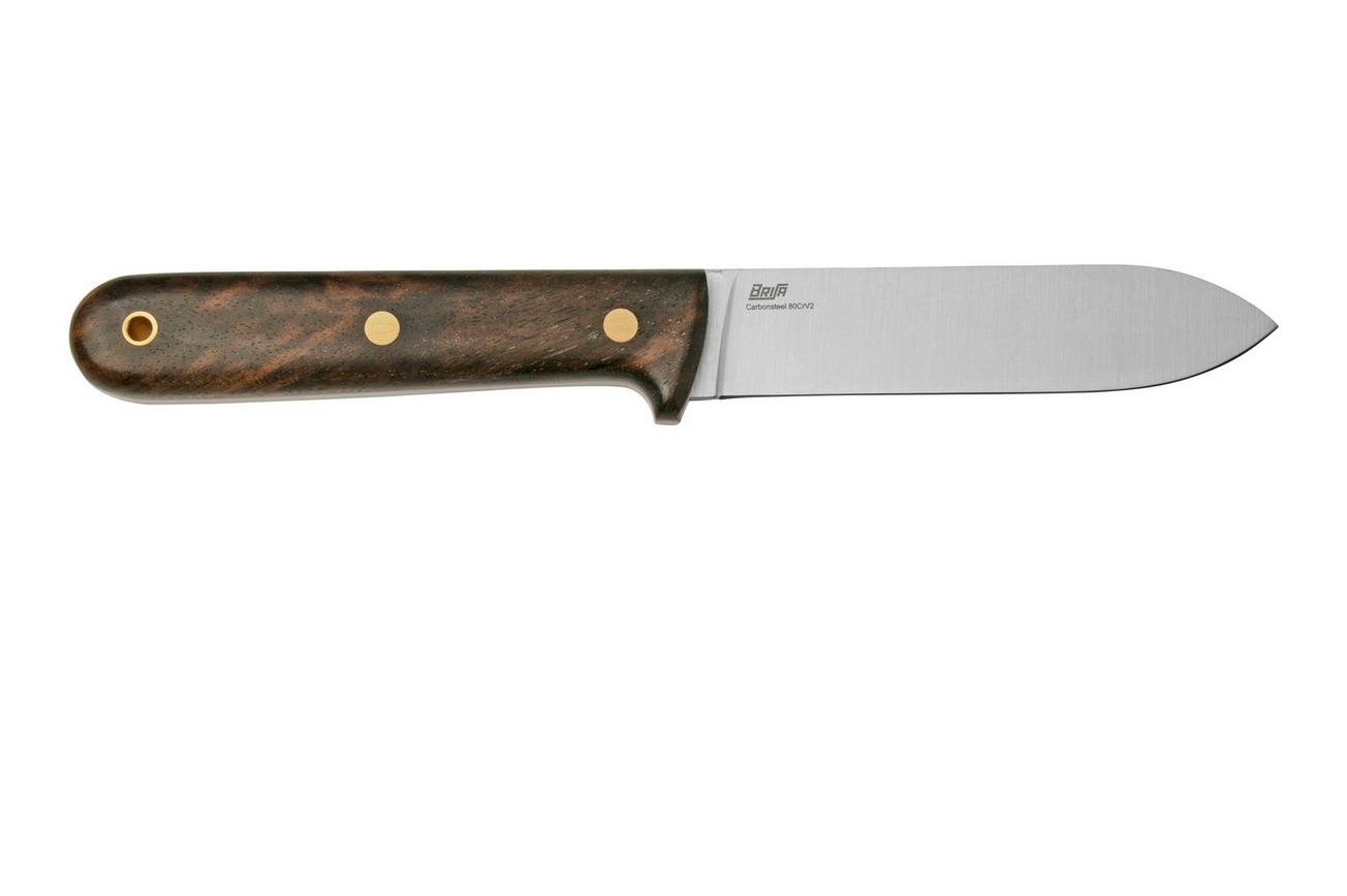 Brisa Kephart 115, Stabilized Walnut, vaststaand mes