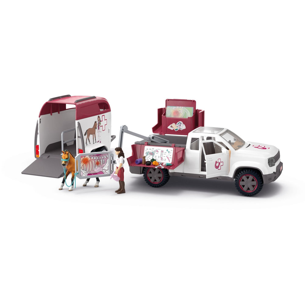 Køb Schleich Mobil Dyrlæge Med Trailer