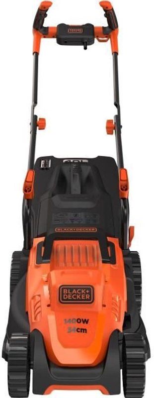 BLACK+DECKER Grasmaaier - Elektrisch - 1400 W - 34 cm Snijbreedte - Instelbare Maaihoogte
