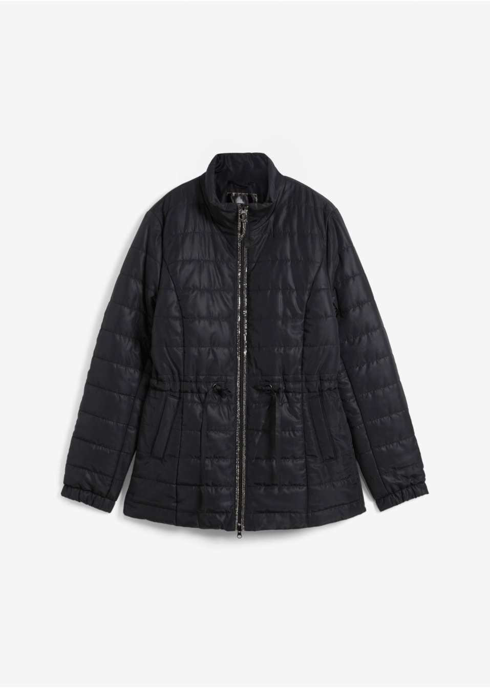 Veste matelassée avec ceinture à nouer