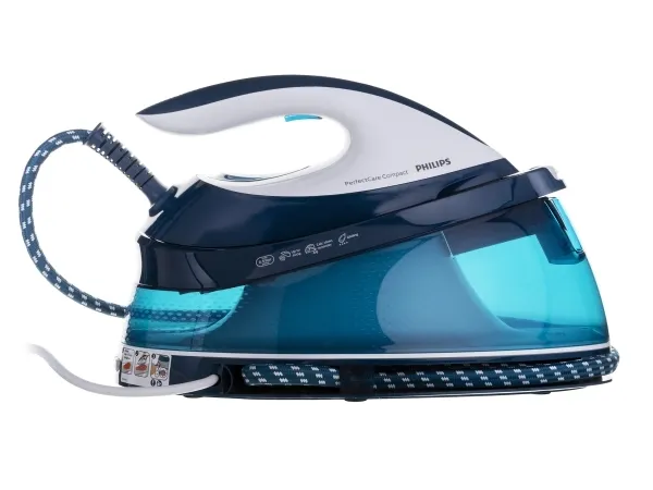 Philips PerfectCare Compact GC7844 - Dampstrygejern med automatisk afbrydelse - såleplade: SteamGlide - 2400 W