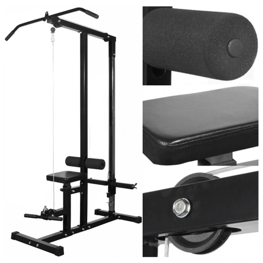 vidaXL Kabeltrein met gewichten, 40 kg