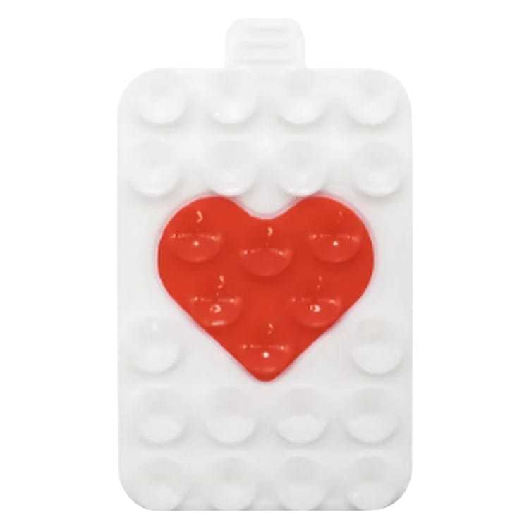 Sticky Bestie Double Heart Bestie White Red 1pcs