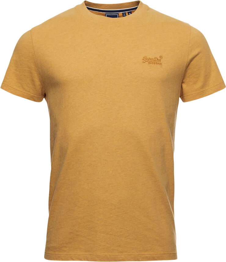 Superdry VINTAGE LOGO EMB TEE Ochre marl