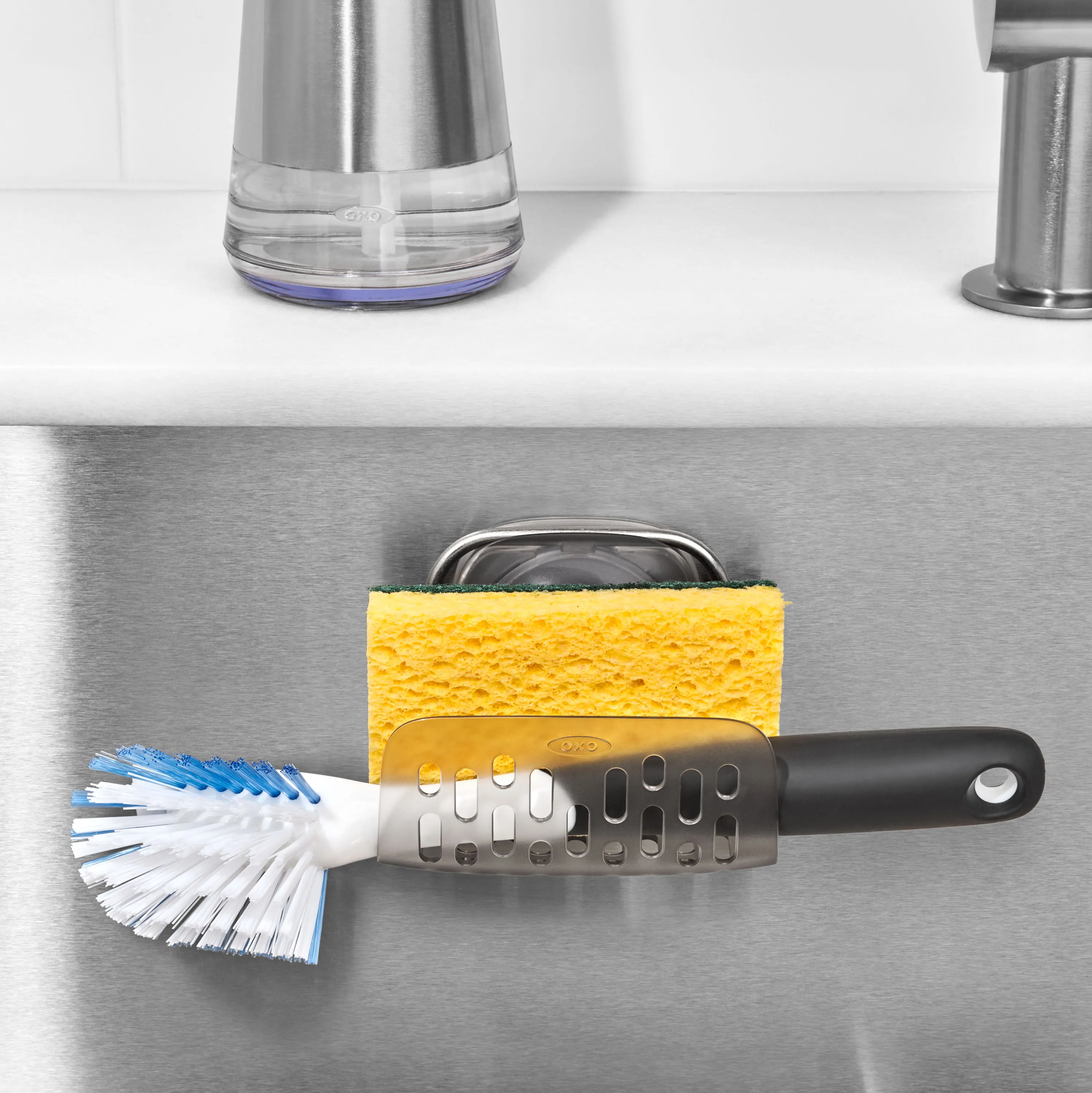 OXO Good Grips Holder til opvaskesvamp m. sugekop