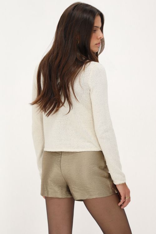Bronzen skort met overslag