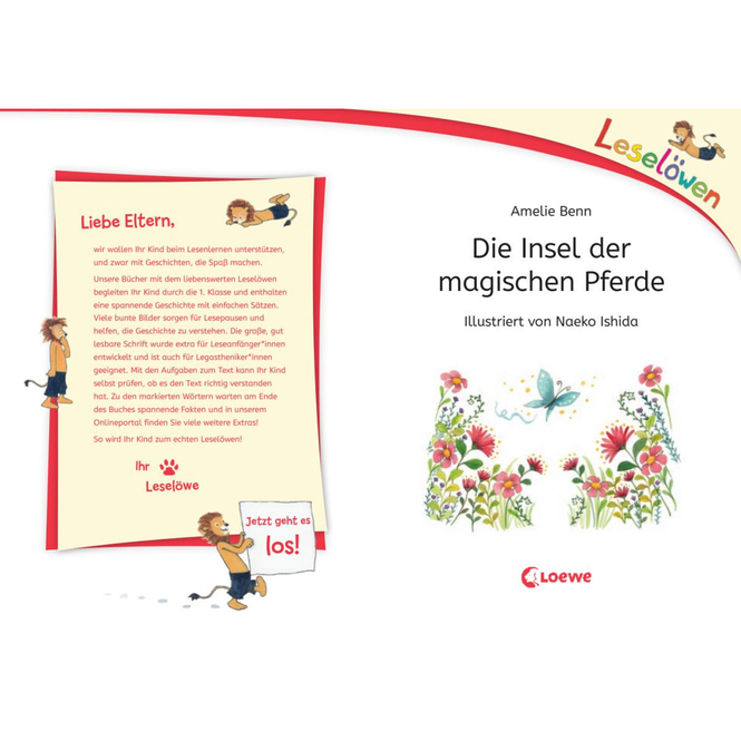 Leselöwen 1. Klasse - Die Insel der magischen Pferde