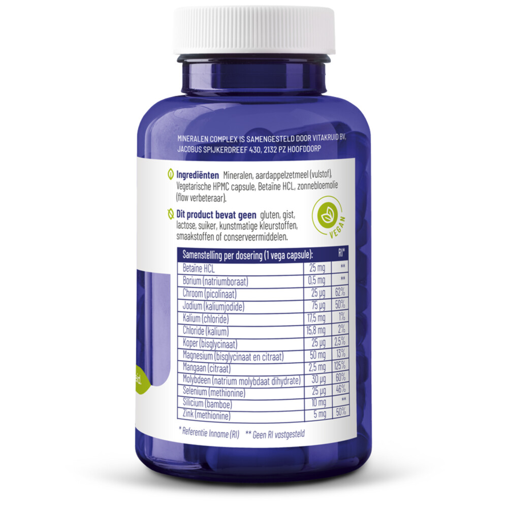 2x Vitakruid Mineralen Compleet 90 capsules