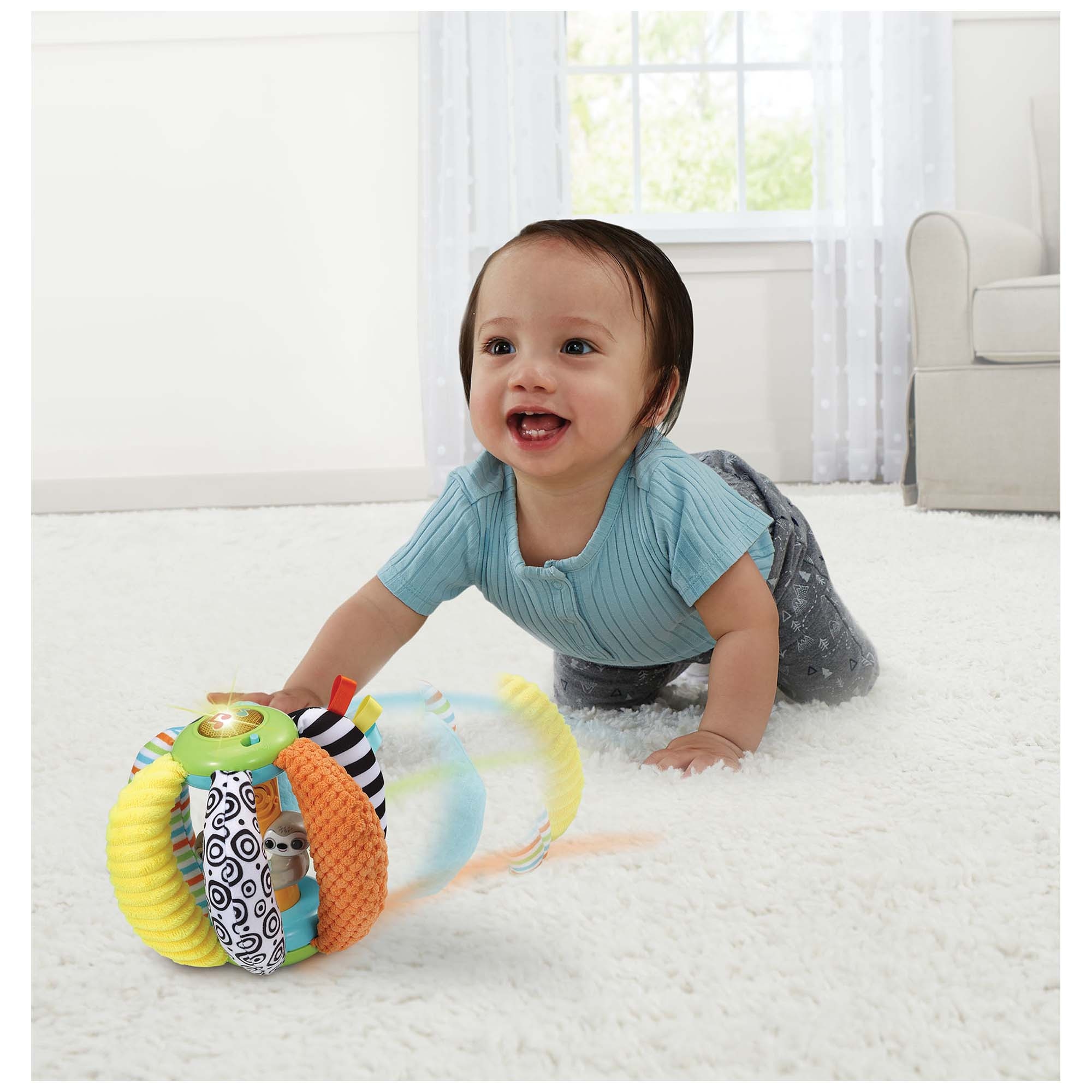 Vtech kiekeboe knuffelbal multi
