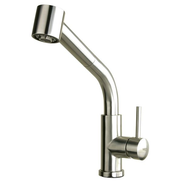 Sento Pulldown Double RVS Keukenkraan uittrekbaar SK124