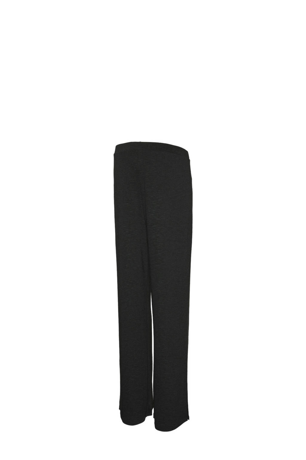MAMALICIOUS wide leg zwangerschapspantalon MLFREDERIKKE zwart