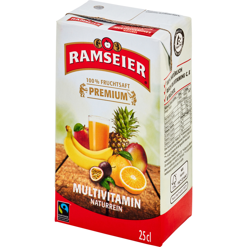 RAMSEIER Fruchtsaft Multivitamin Premium, 25 cl, 27 Stück