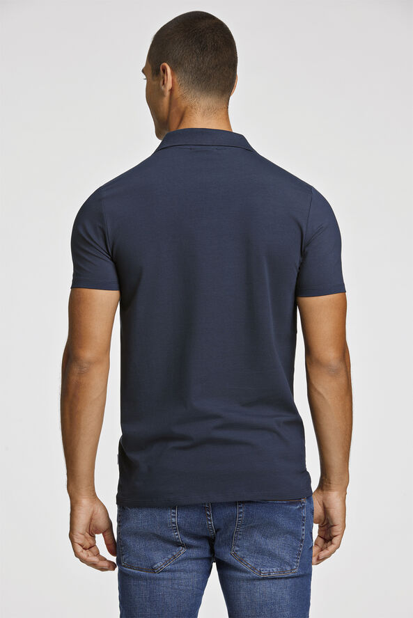 Lindbergh Stretch polo shirt S/S Blå